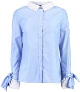 Thumbnail for your product : boohoo Sarah Tie Sleeve Striped Shirt