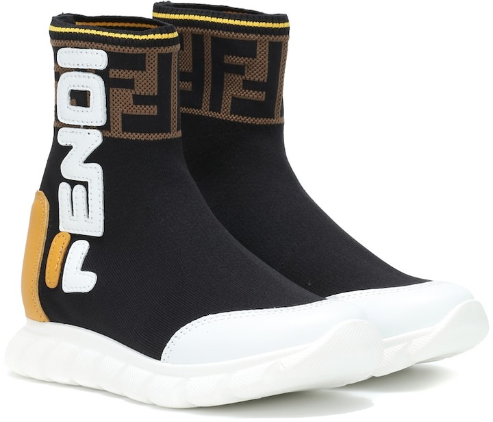 Fendi Kids FENDI MANIA sock sneakers - ShopStyle Girls' Shoes
