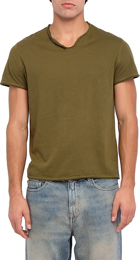 Zadig & Voltaire Monastir Volta Short Sleeve Henley Tee