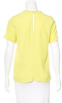 Thumbnail for your product : Kate Spade Ruffled Short Sleeve Blouse