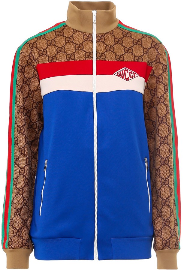 Gucci GG Technical Jersey Jacket - ShopStyle