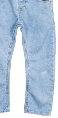 Kenzo Kids Girls' Straight-leg Mid-Rise Jeans