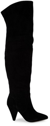 kurt geiger violet boots