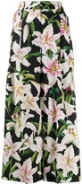 Thumbnail for your product : Dolce & Gabbana Cropped Floral Print Trousers