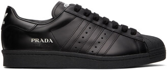 adidas Black Prada Edition Superstar Sneakers