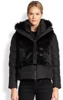 Thumbnail for your product : Add Down 668 Add Down Puffer & Fur Vest Jacket