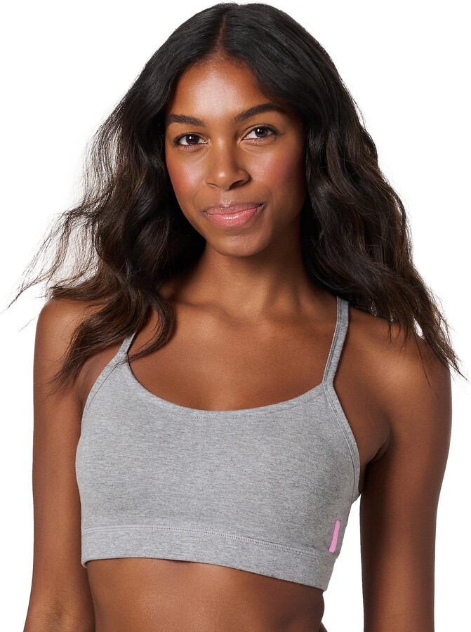 Kindly Yours Natural Comfort Cotton Wire-Free Pullover Racerback Scoop Bralette, Sizes S-XXXL