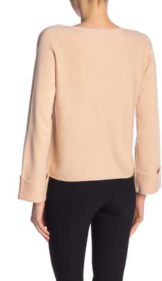 Vince Twisted Seam Wool & Cashmere Blend Pullover