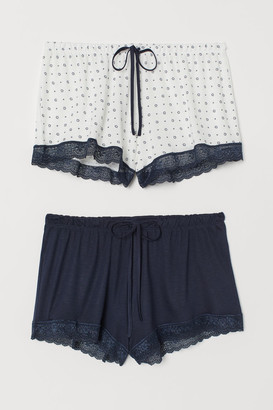 H&M 2-pack pyjama shorts
