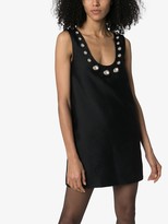 Thumbnail for your product : Christopher Kane Bauble Embellishment Crinkle Dress