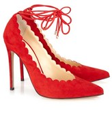 Thumbnail for your product : Bionda Castana Red Suede Rosario Pumps