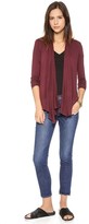 Thumbnail for your product : Three Dots Button Cowl Cardigan