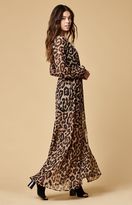Thumbnail for your product : Reverse Isadora Leopard Print Maxi Wrap Dress
