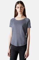 Thumbnail for your product : Topshop Raglan Sleeve Cotton Tee
