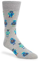Thumbnail for your product : Hot Sox 'Robots' Socks