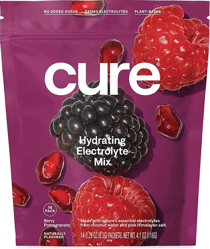 Cure Hydration Berry Pomegranate Hydrating Electrolyte Drink Mix