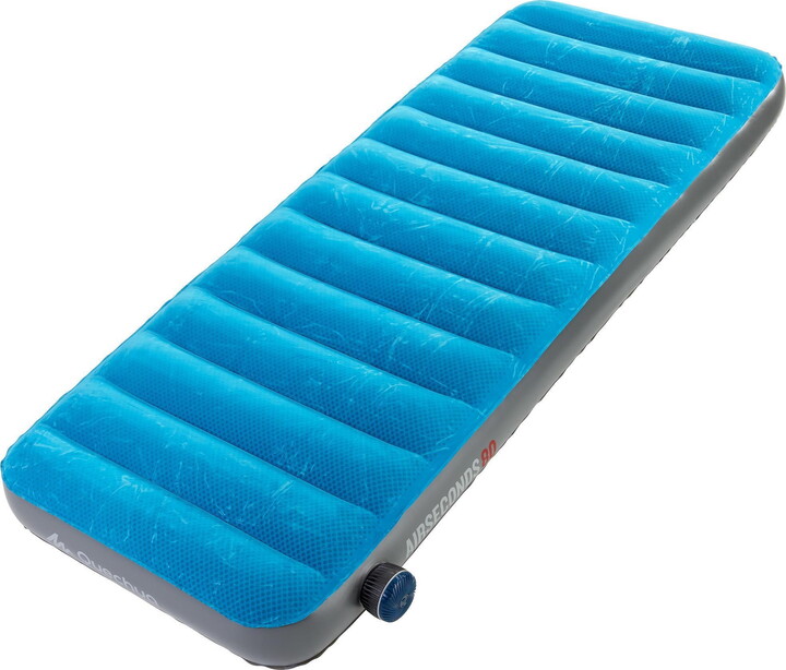 Decathlon Quechua Air seconds, Inflatable Camping Mattress, 1 Person, Quick Inflating, Twin, Blue