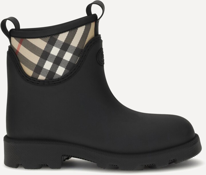 Burberry Marsh Stamp rubber Ankle Boots