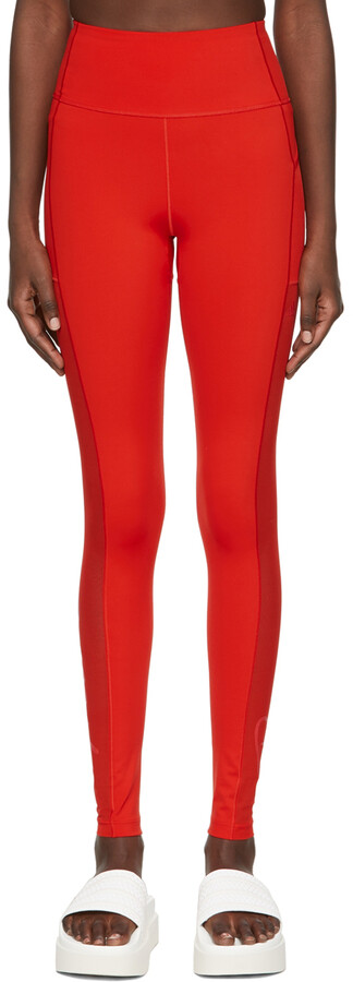 adidas x IVY PARK Red Recycled Polyester Leggings - ShopStyle