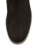 Thumbnail for your product : Manolo Blahnik Campocross Belted Mid-Calf Boot with Shearling, Black