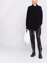Thumbnail for your product : Andrea Ya'aqov Roll-Neck Side-Slit Jumper