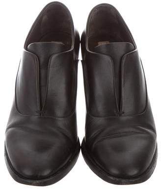 Reed Krakoff Leather Round-Toe Booties