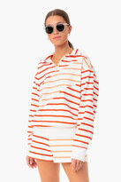 Thumbnail for your product : Solid & Striped Cantaloupe Striped French Terry Pullover