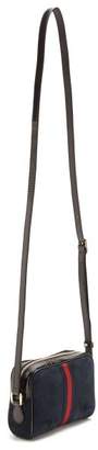 Gucci Ophidia Mini Suede Cross-body Bag - Womens - Navy
