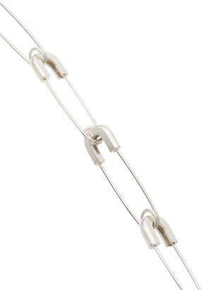 Ambush Silver Safety Pin Link Necklace