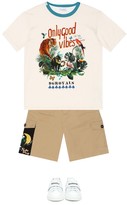 Thumbnail for your product : Dolce & Gabbana Children Printed cotton T-shirt