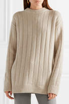 Thumbnail for your product : The Row Lilla Ribbed Cashmere Sweater - Beige