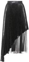 Christopher Kane Silk-blend pleated skirt