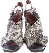 Thumbnail for your product : Rebecca Minkoff Embossed Slingback Sandals