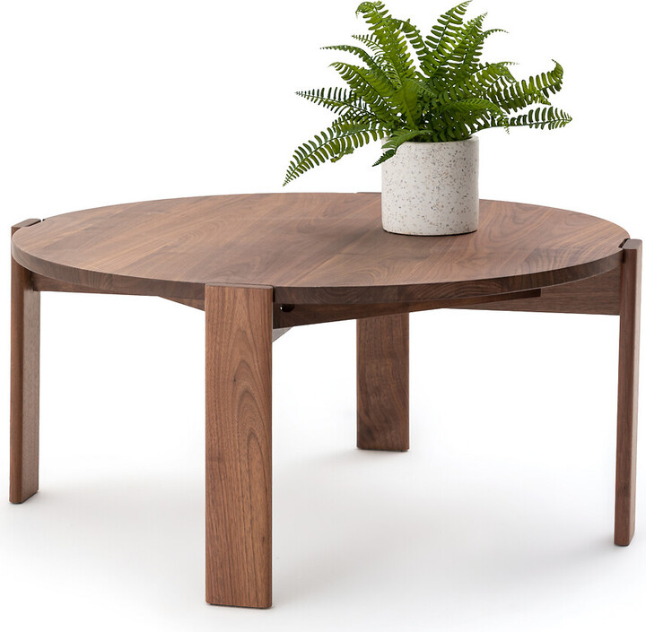 La Redoute Interieurs Pokhara Solid Walnut Coffee Table ShopStyle