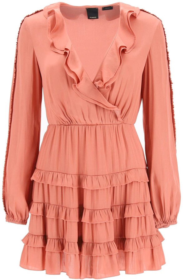 国内在庫 Pinko ワンピース ブラック フラワープリントワンピース Pinko ワンピース オールインワン Saltwatersportsmanoutfitters Com