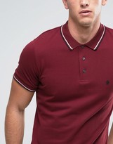 Thumbnail for your product : French Connection Tipped Pique Polo Shirt