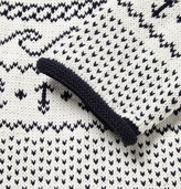 Thumbnail for your product : Thom Browne Fair Isle Cotton Sweater