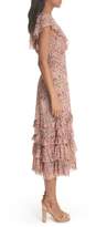 Thumbnail for your product : Rebecca Taylor Margo Floral Ruffled Midi Dress