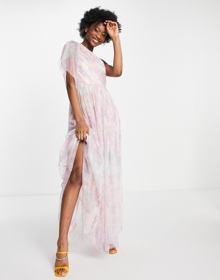 All Romance High Low Tulle Maxi Dress