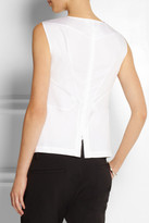 Thumbnail for your product : Jil Sander Bow-embellished cotton-poplin top