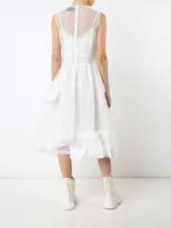 Thumbnail for your product : Simone Rocha sheer panel asymmetric dress