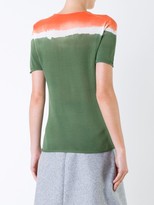 Thumbnail for your product : Roberto Collina tri-tone shortsleeved knit T-shirt