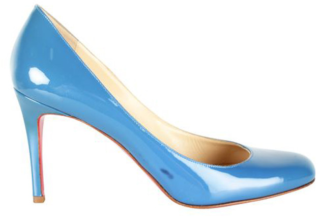 royal blue patent leather heels