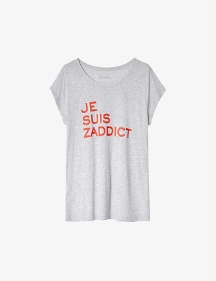 Zadig & Voltaire Antonia cotton and modal-blend T-shirt