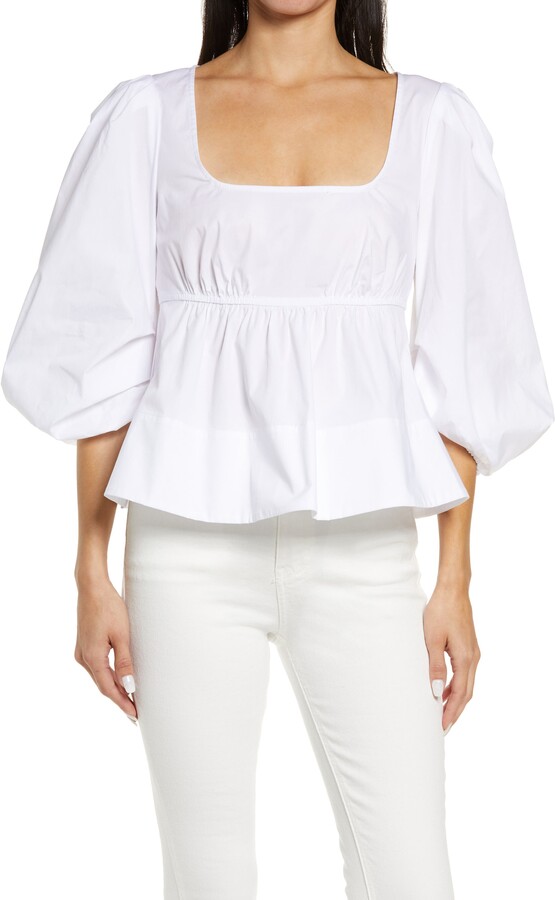 White Babydoll Top | Shop the world's largest collection of 