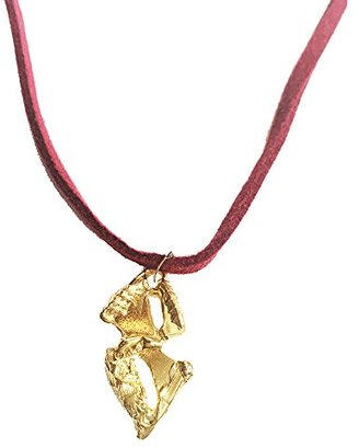 Imogen Belfield Women's 18ct Rose Gold Organic Spear Necklace of Length 60cm
