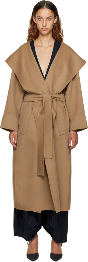 S Max Mara Women's Brown Outerwear | ShopStyle