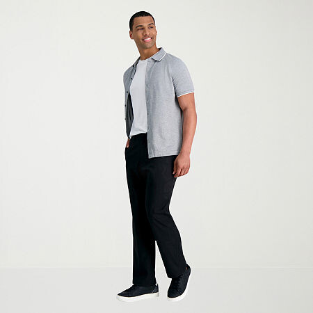 Haggar Premium Comfort Mens Classic Fit Dress Flat Front Pant