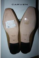 Thumbnail for your product : Carven Beige Pony-style calfskin Flats