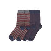 Thumbnail for your product : Jack and Jones Men's 4PK Stripe Sock